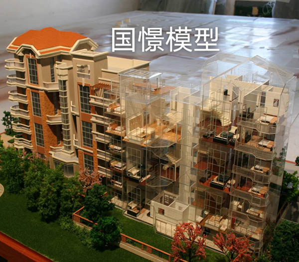 申扎县建筑模型