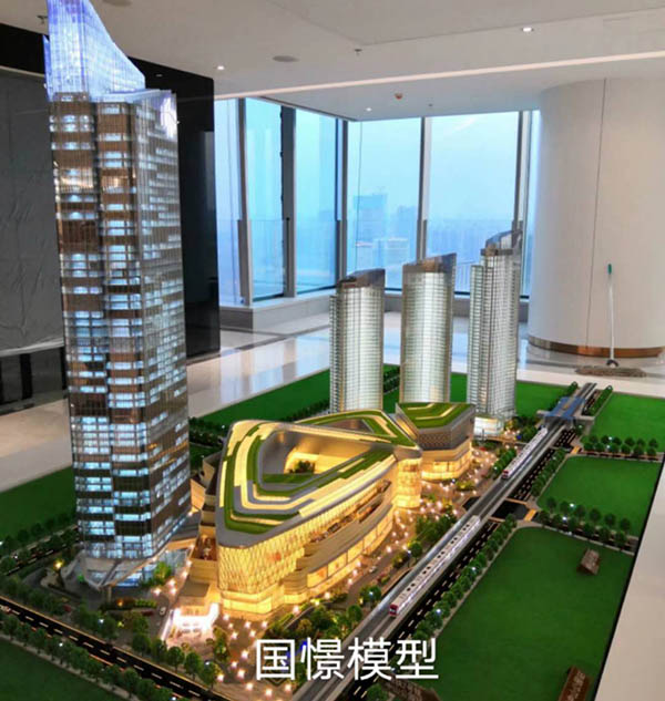 申扎县建筑模型
