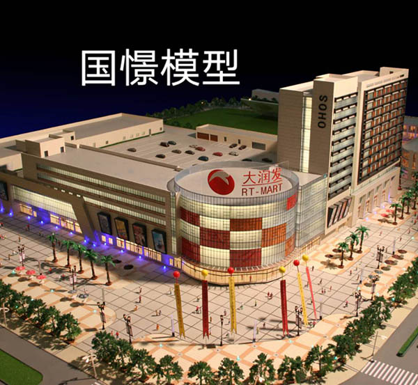 申扎县建筑模型